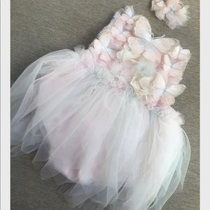 Butterfly dress for photoshoot